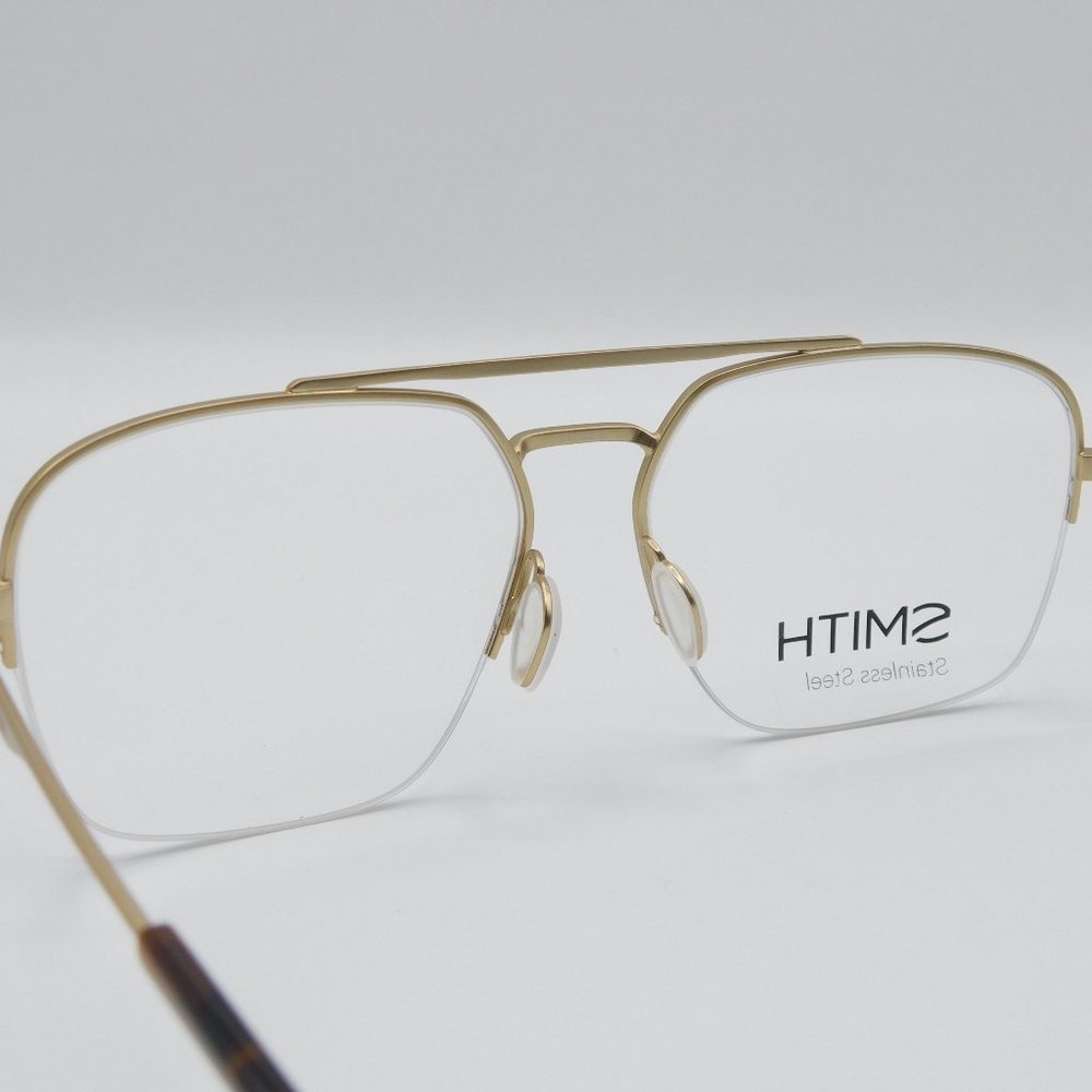 BRAND NEW SMITH OPTICS SIDESTEP AOZ MATTE GOLD UNISEX EYEGLASSES FRAME 5… - Picture 6 of 9